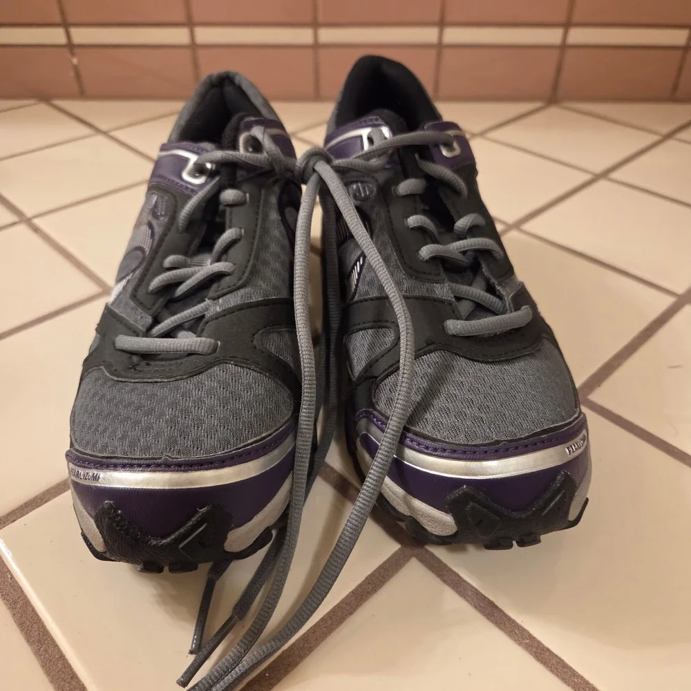 Pearl Izumi X-Alp Seek V Mountain Bike Shoes Purple Grey EUR 39 SPD Cleats